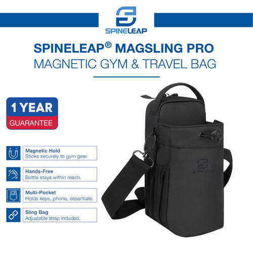 Spineleap® MagSling Pro – Magnetic Gym & Travel Bag