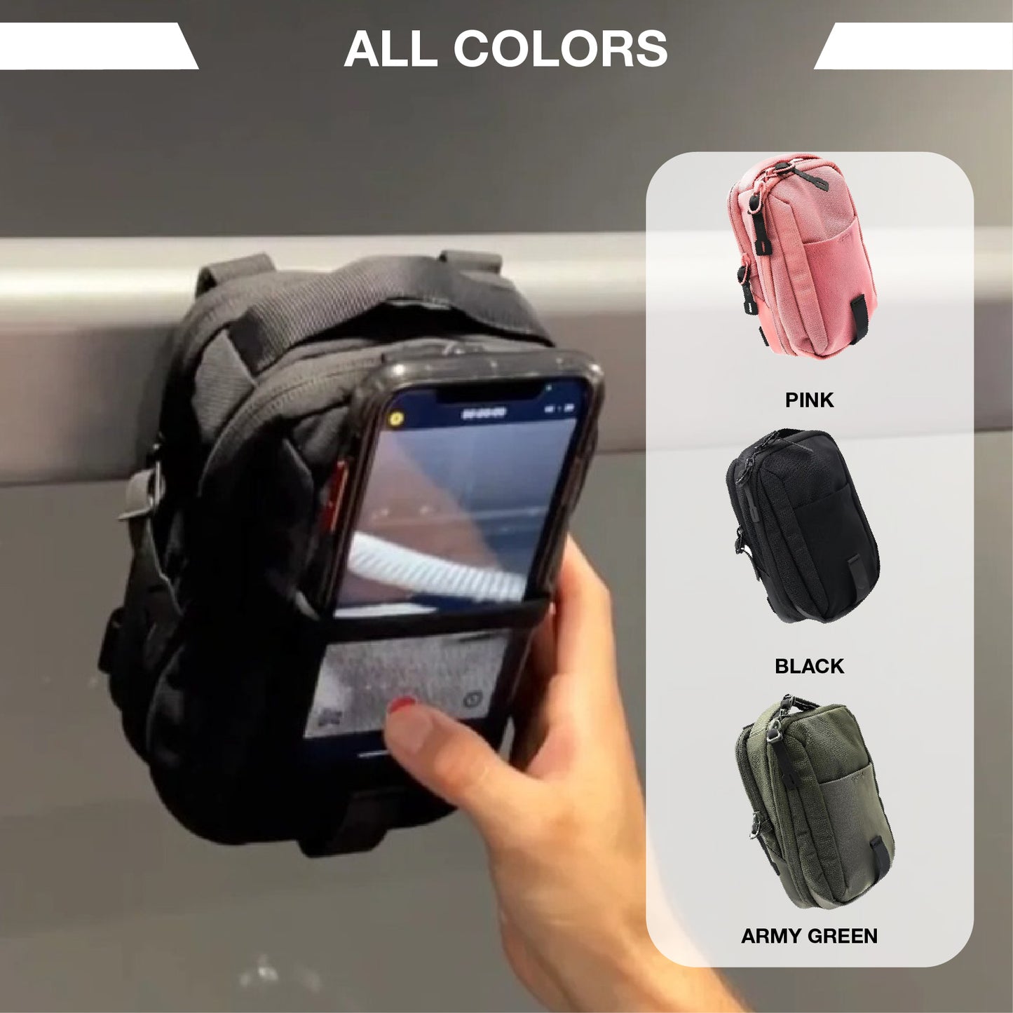 Spineleap® Magnetic Gym Crossbody Bag