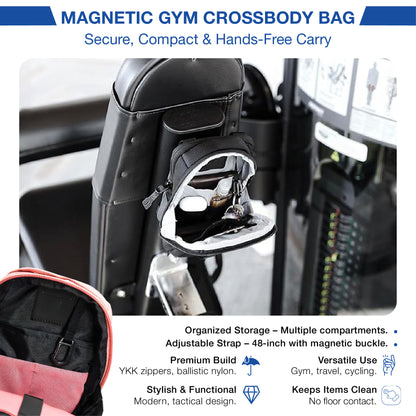 Spineleap® Magnetic Gym Crossbody Bag