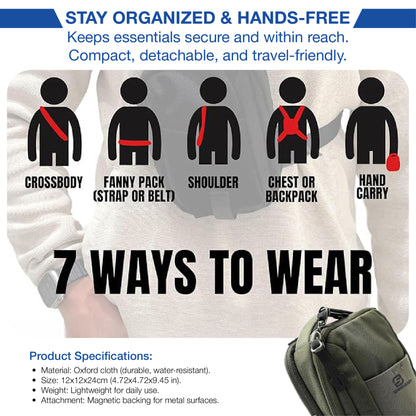 Spineleap® Magnetic Gym Crossbody Bag