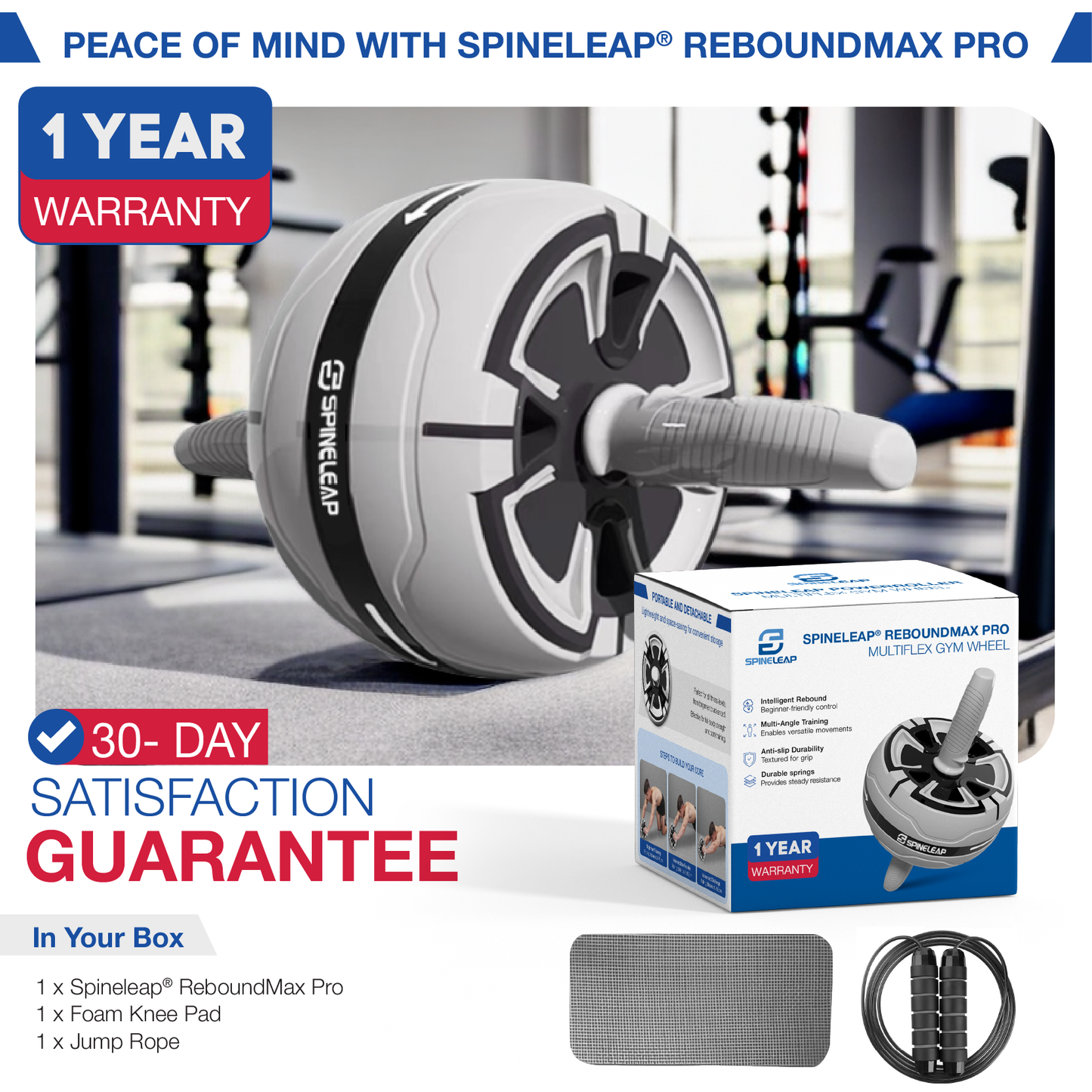 Spineleap® ReboundMax Pro - Multiflex Gym Wheel